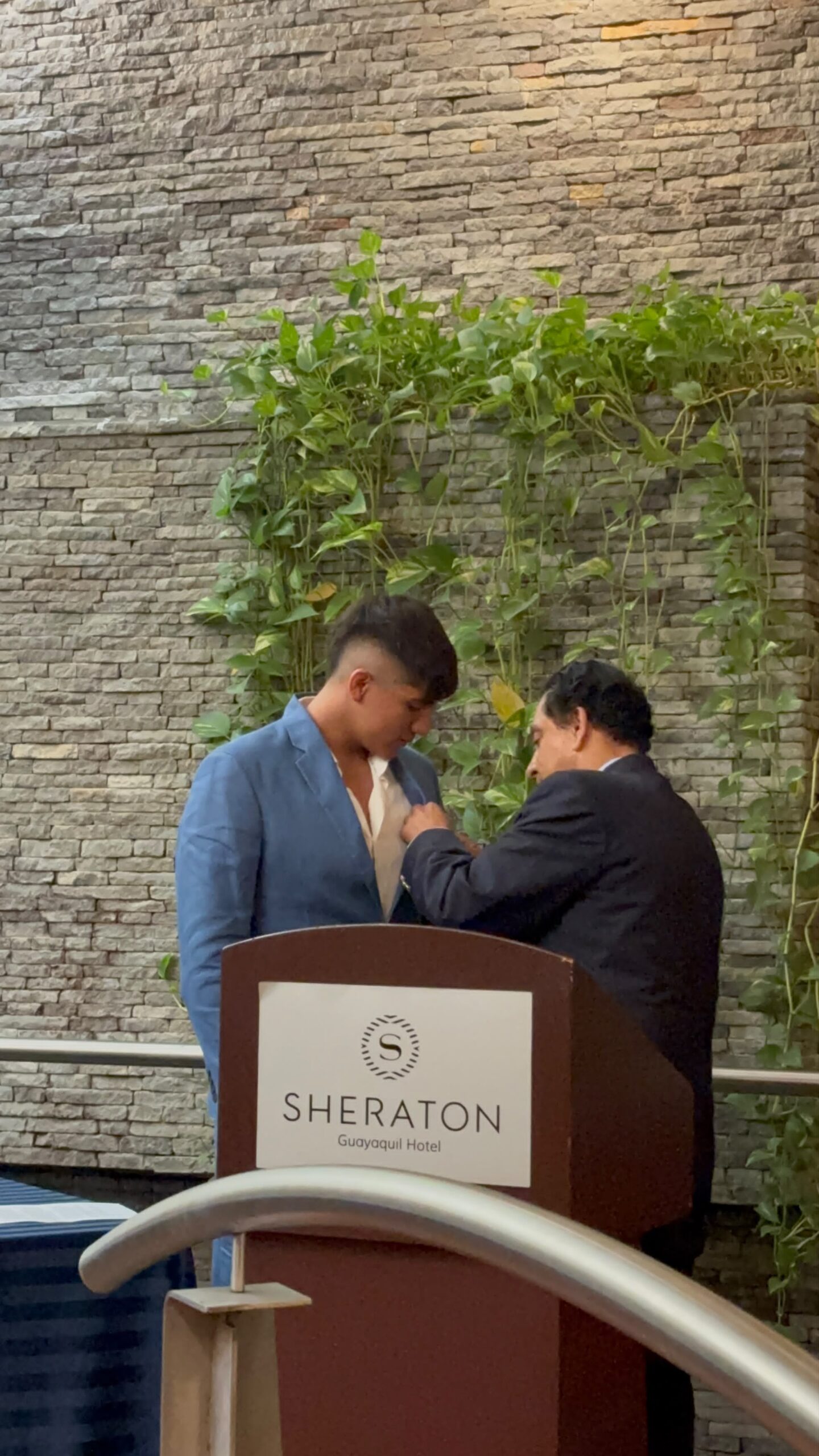 Mario Condecoración Julio 2026 Sheraton Nadador